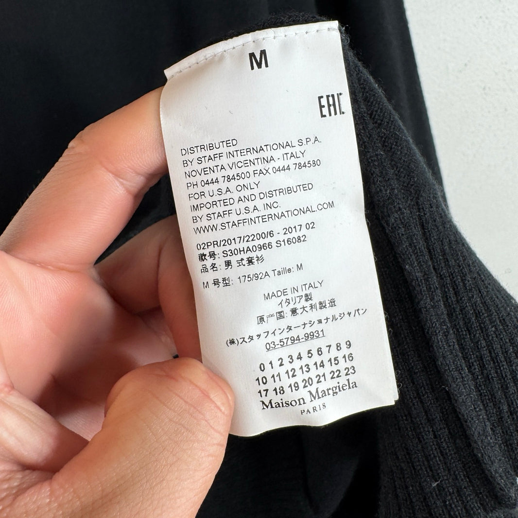 Margiela Elbow Pad Thin Knit Sweater