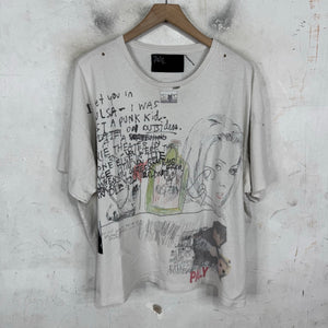 Paly Test Print Dying T-Shirt