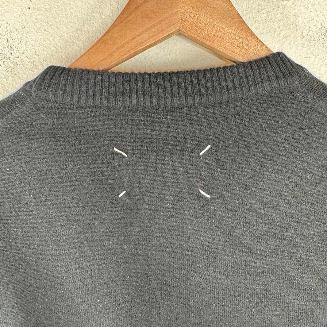 Margiela Elbow Pad Thin Knit Sweater