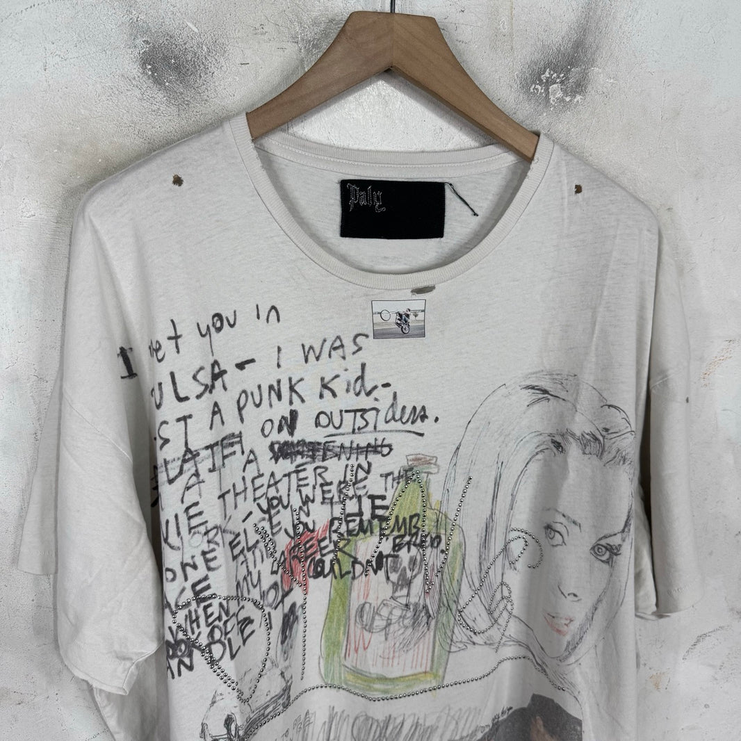 Paly Test Print Dying T-Shirt