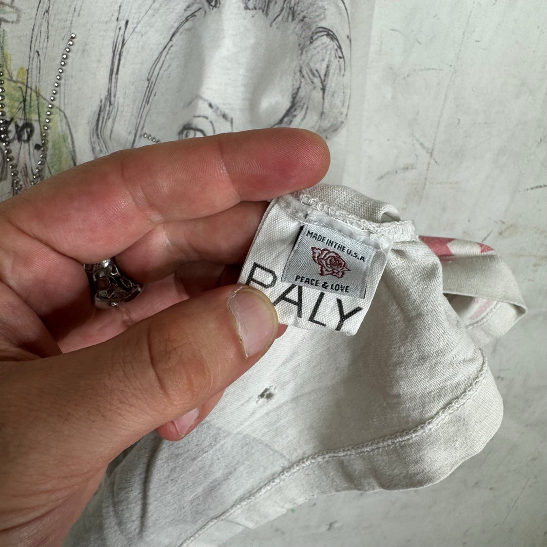Paly Test Print Dying T-Shirt