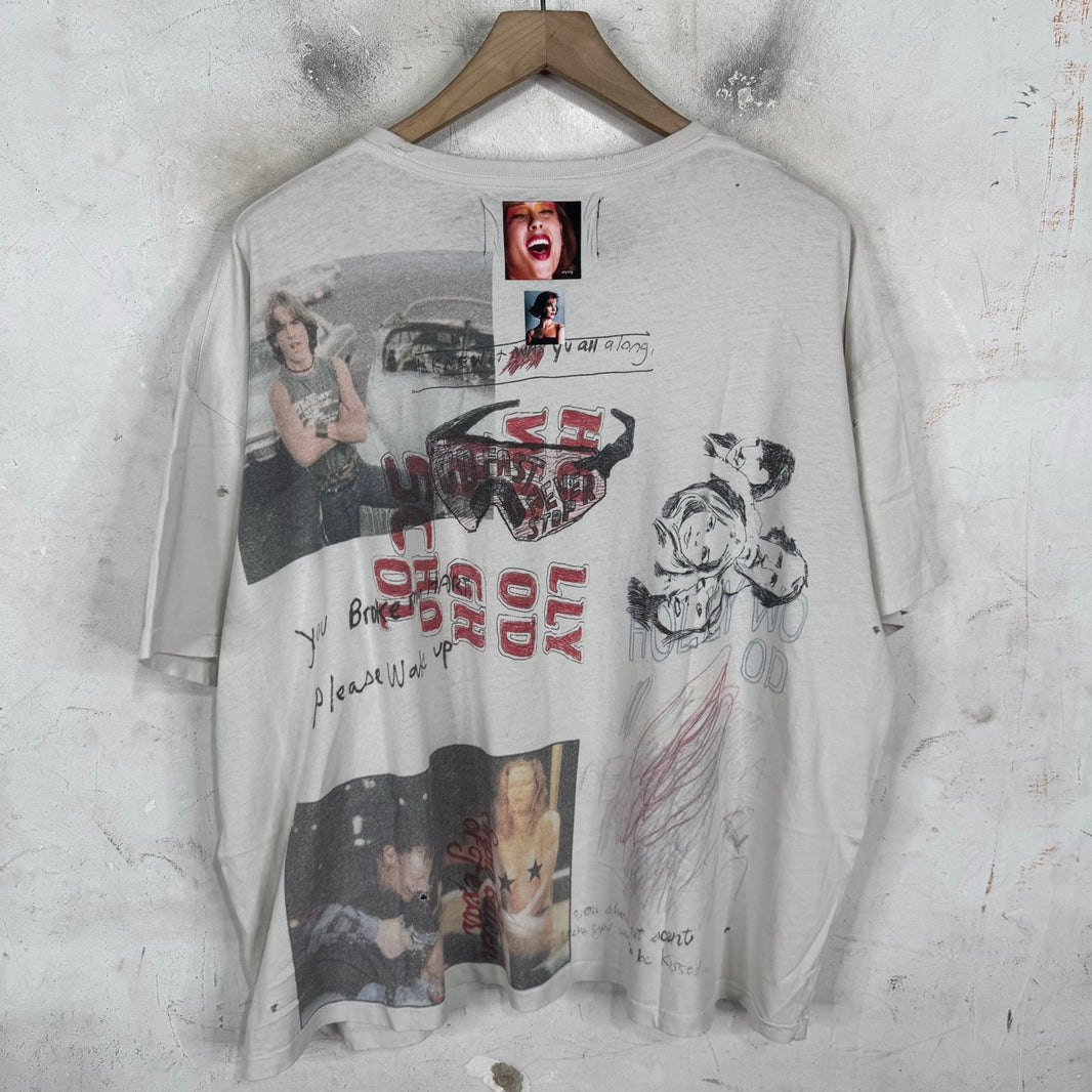 Paly Test Print Dying T-Shirt
