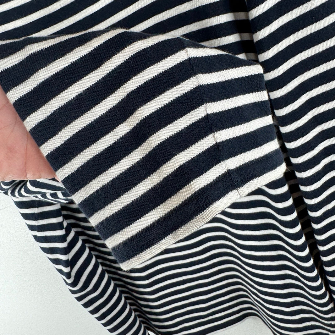 Celine Navy Striped LS Shirt