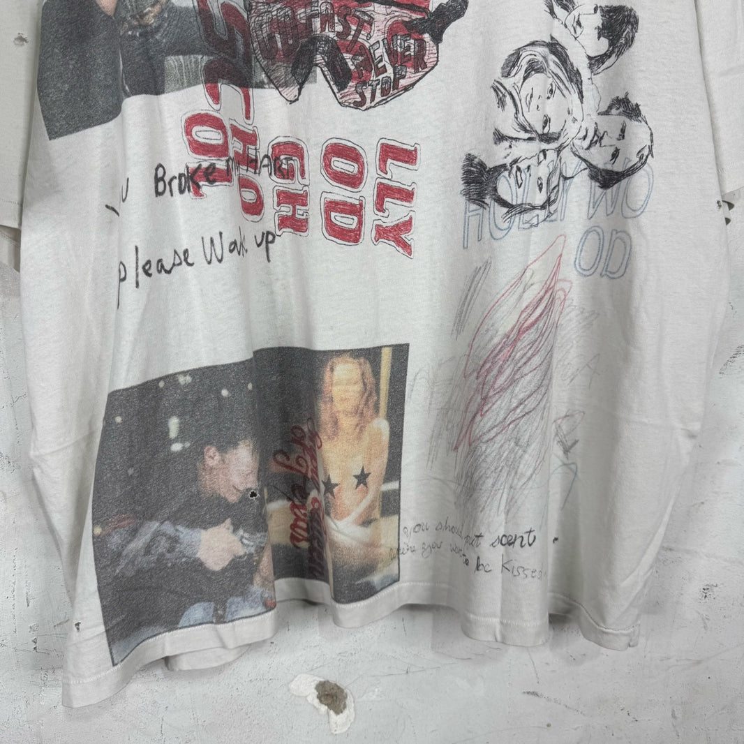 Paly Test Print Dying T-Shirt