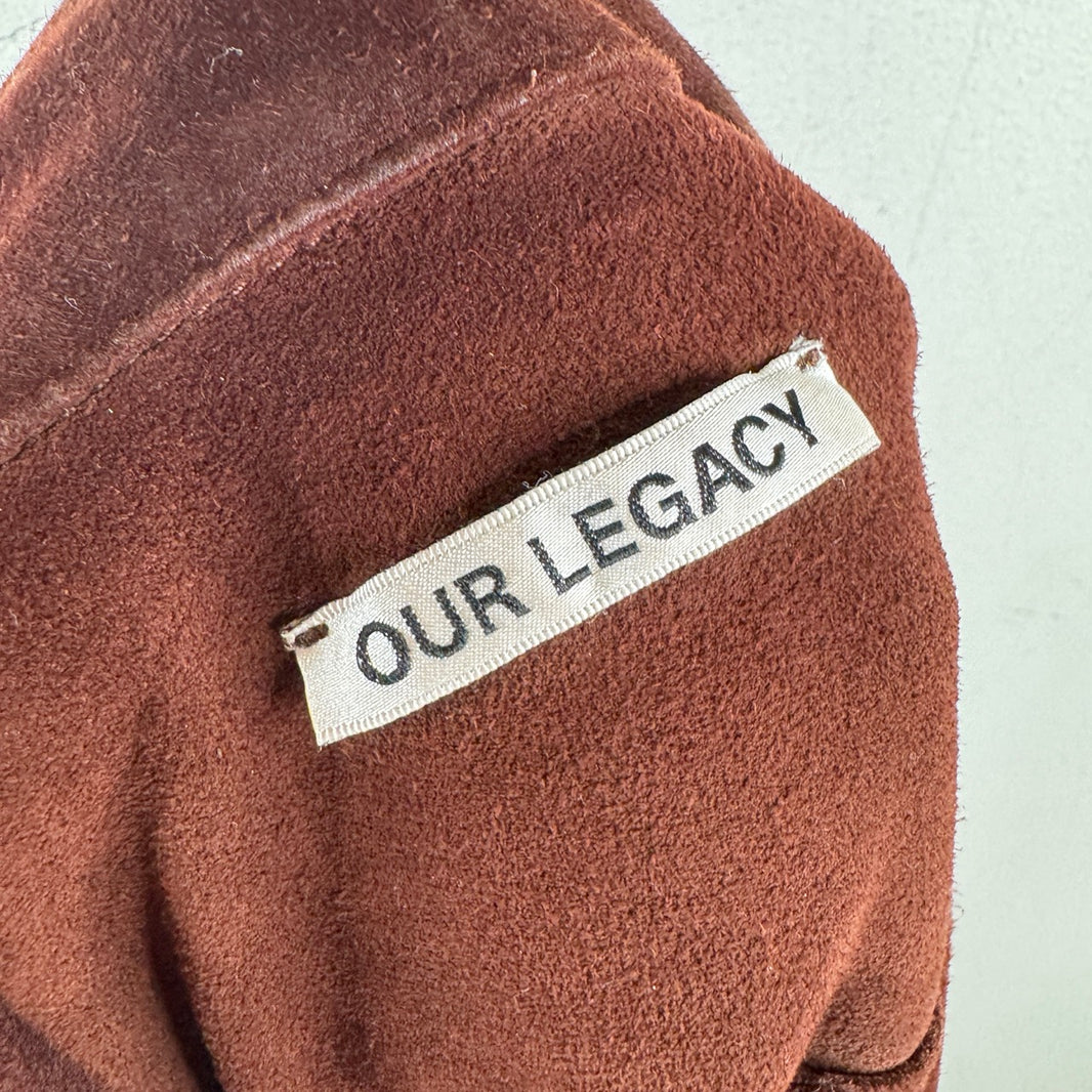 Our Legacy Suede Zip LS Over Shirt