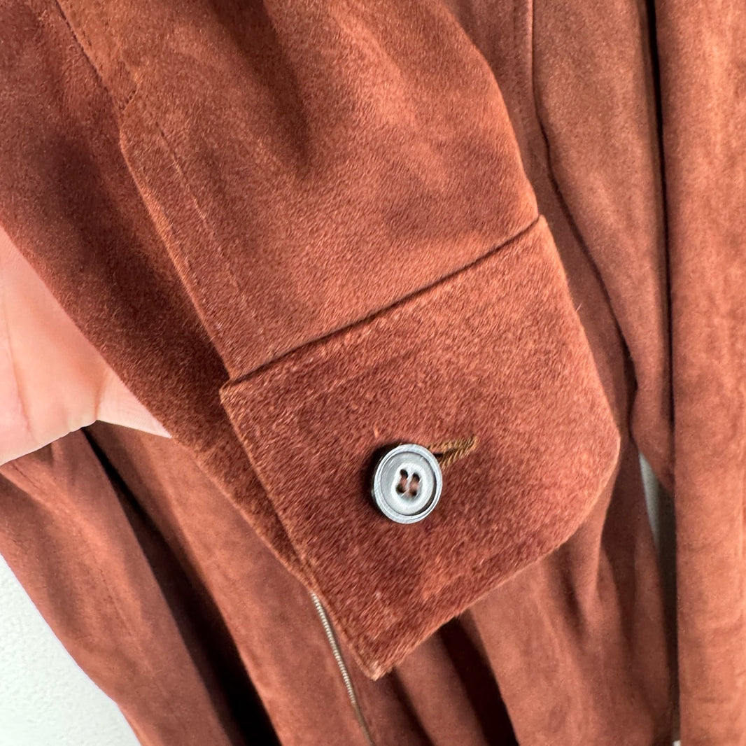 Our Legacy Suede Zip LS Over Shirt