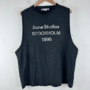 Acne Studios Cut-Off Stockholm Distressed T-Shirt