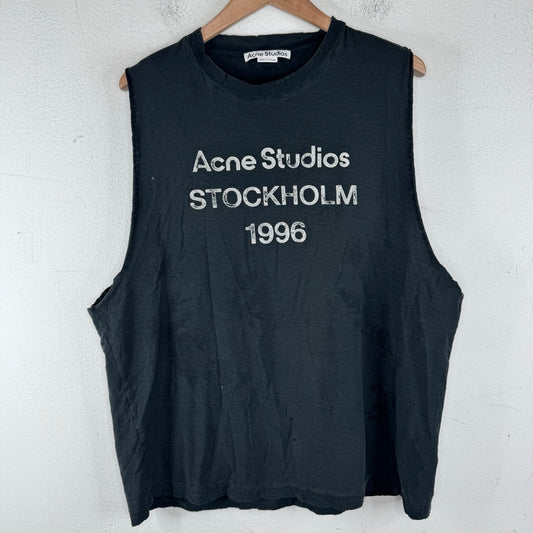 Acne Studios Cut-Off Stockholm Distressed T-Shirt