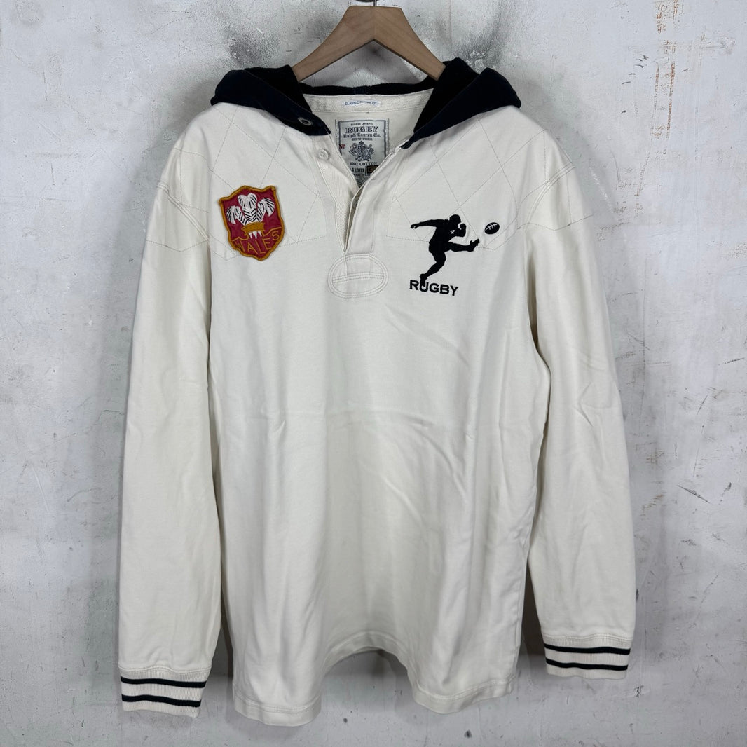 Ralph Lauren Rugby Wales Hooded L/S Polo