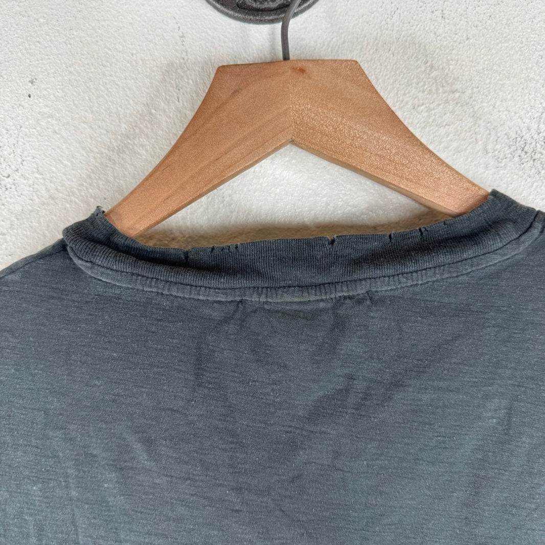 Acne Studios Cut-Off Stockholm Distressed T-Shirt