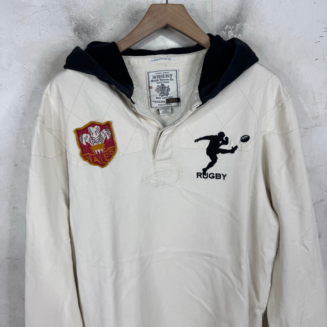 Ralph Lauren Rugby Wales Hooded L/S Polo