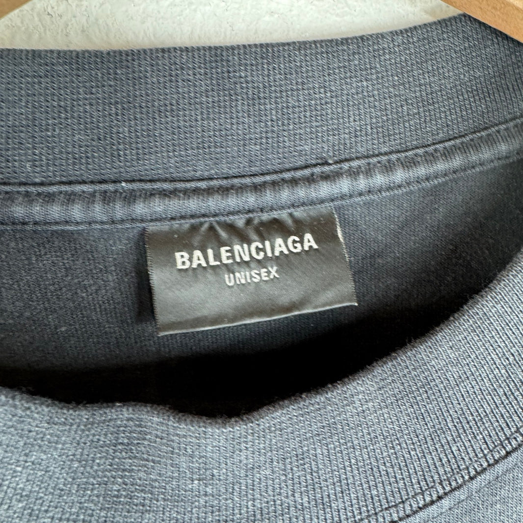 Balenciaga Embroidered 3B Logo T-Shirt