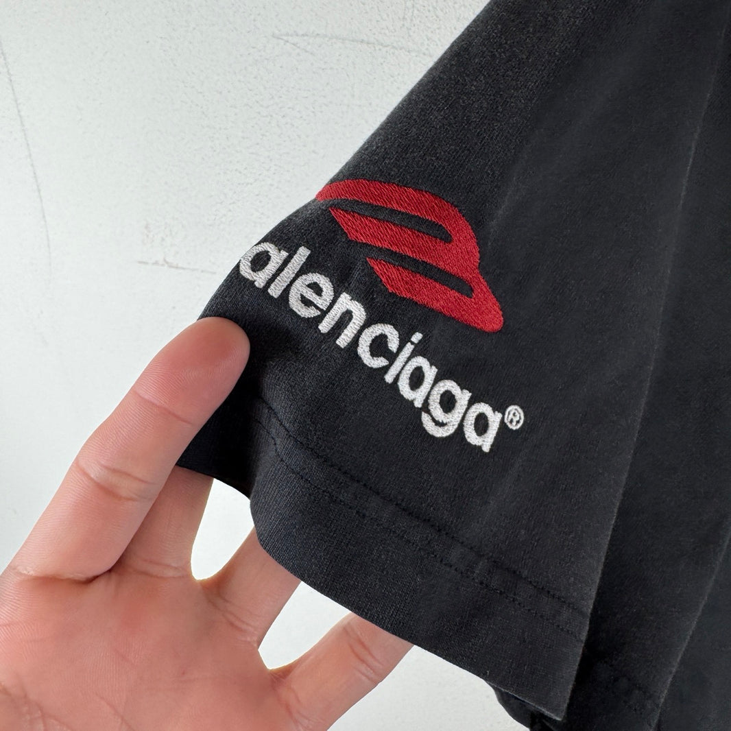 Balenciaga Embroidered 3B Logo T-Shirt