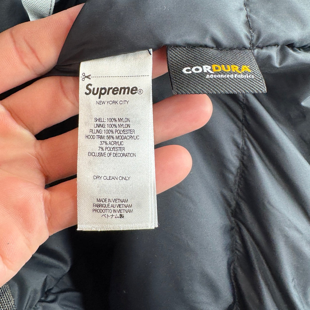 Supreme Fur Hood Snow Camo Parka