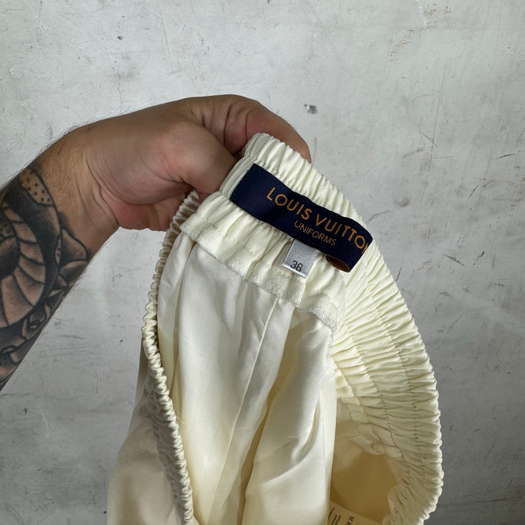 Louis Vuitton Wool Cream Shorts