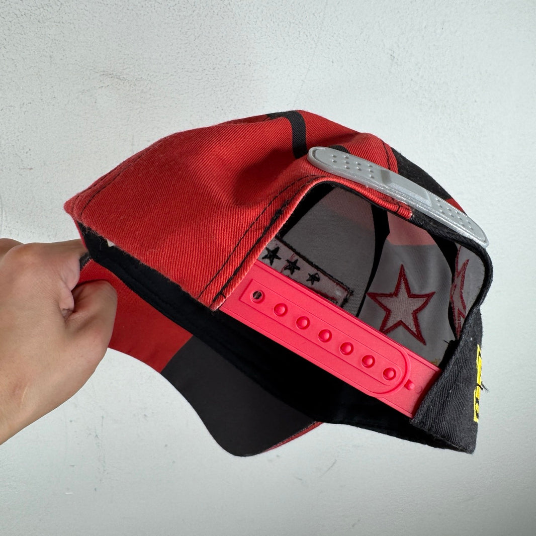 PDF Channel Red/Black Multi Logo Hat