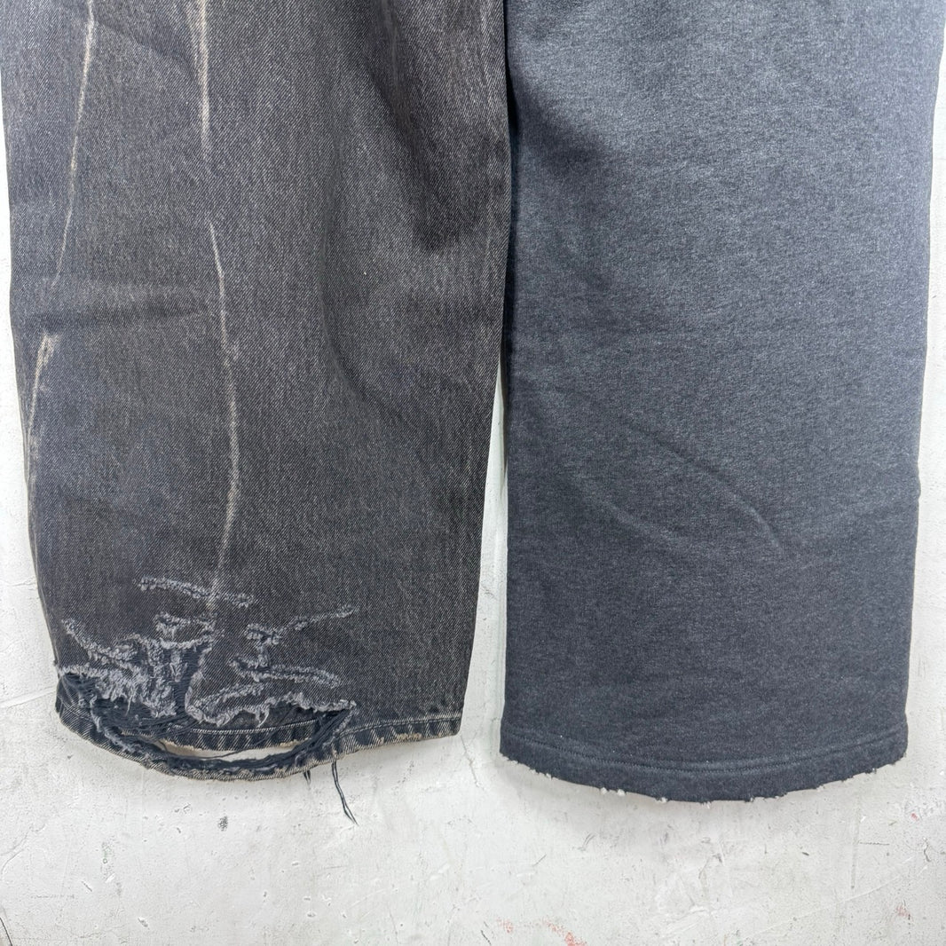 Balenciaga 50/50 Sweatpant Denim