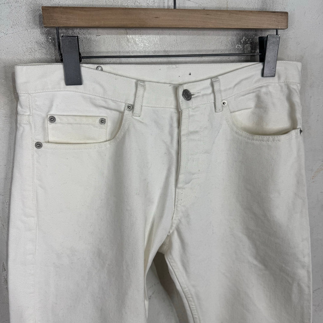 Dries Van Noten White Jeans