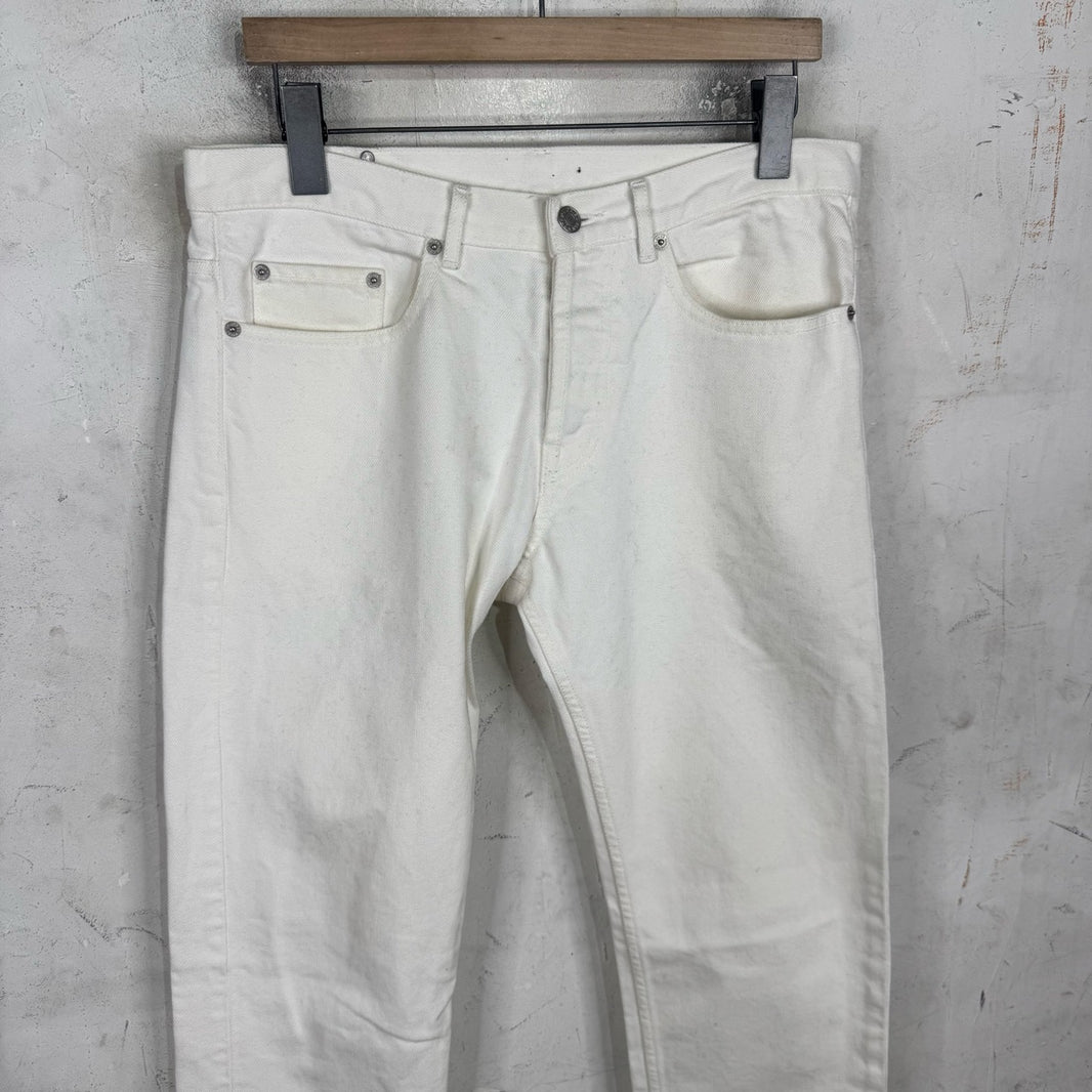 Dries Van Noten White Jeans