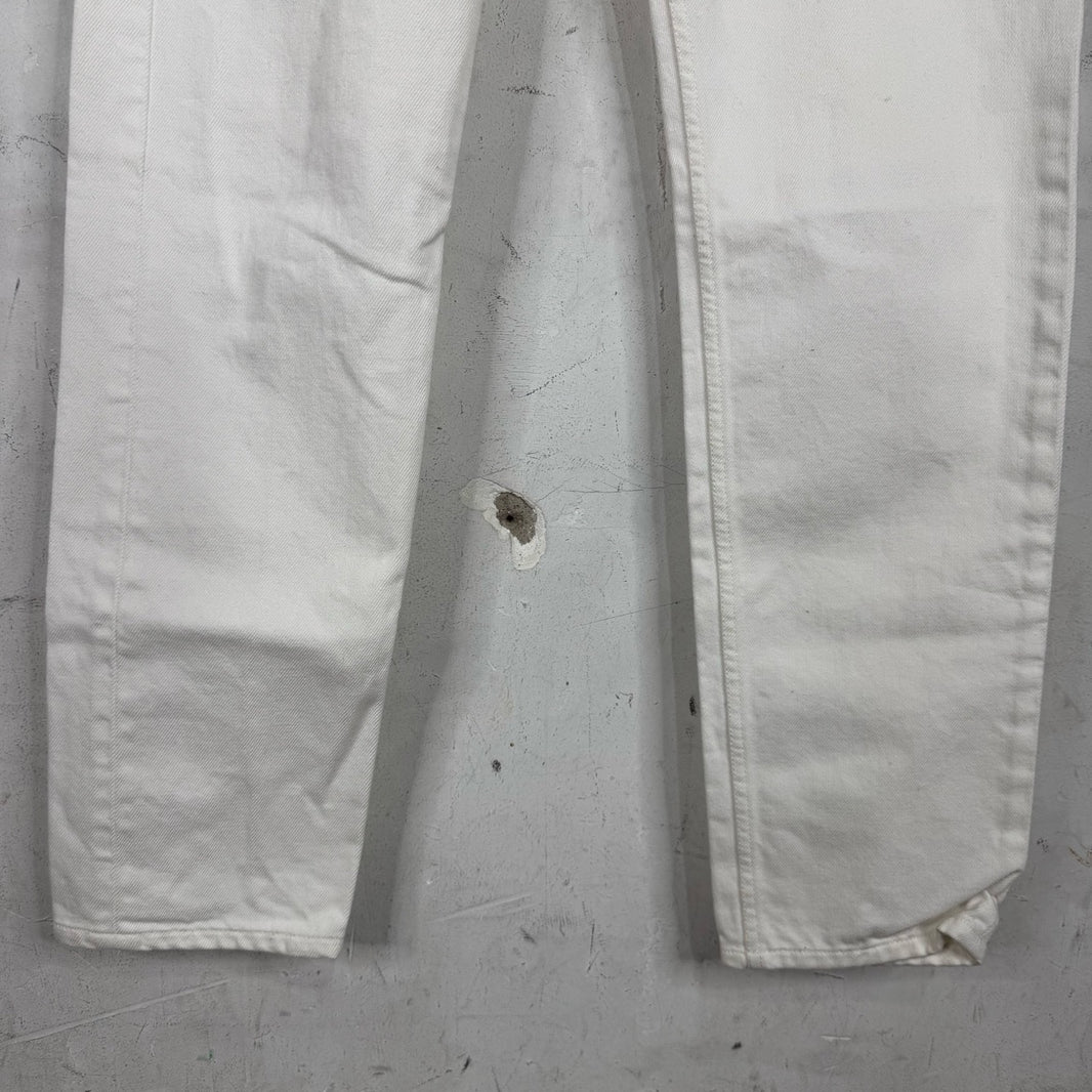 Dries Van Noten White Jeans
