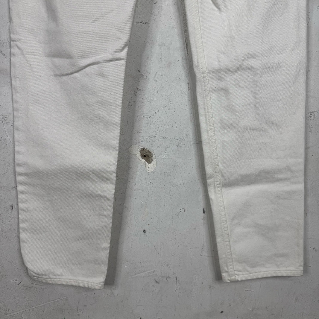 Dries Van Noten White Jeans