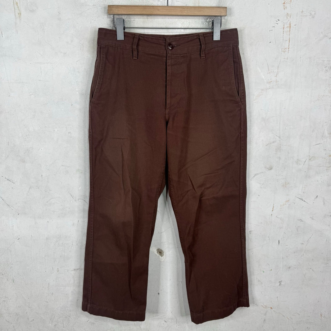 3sixteen  Brown Cotton Work Pants