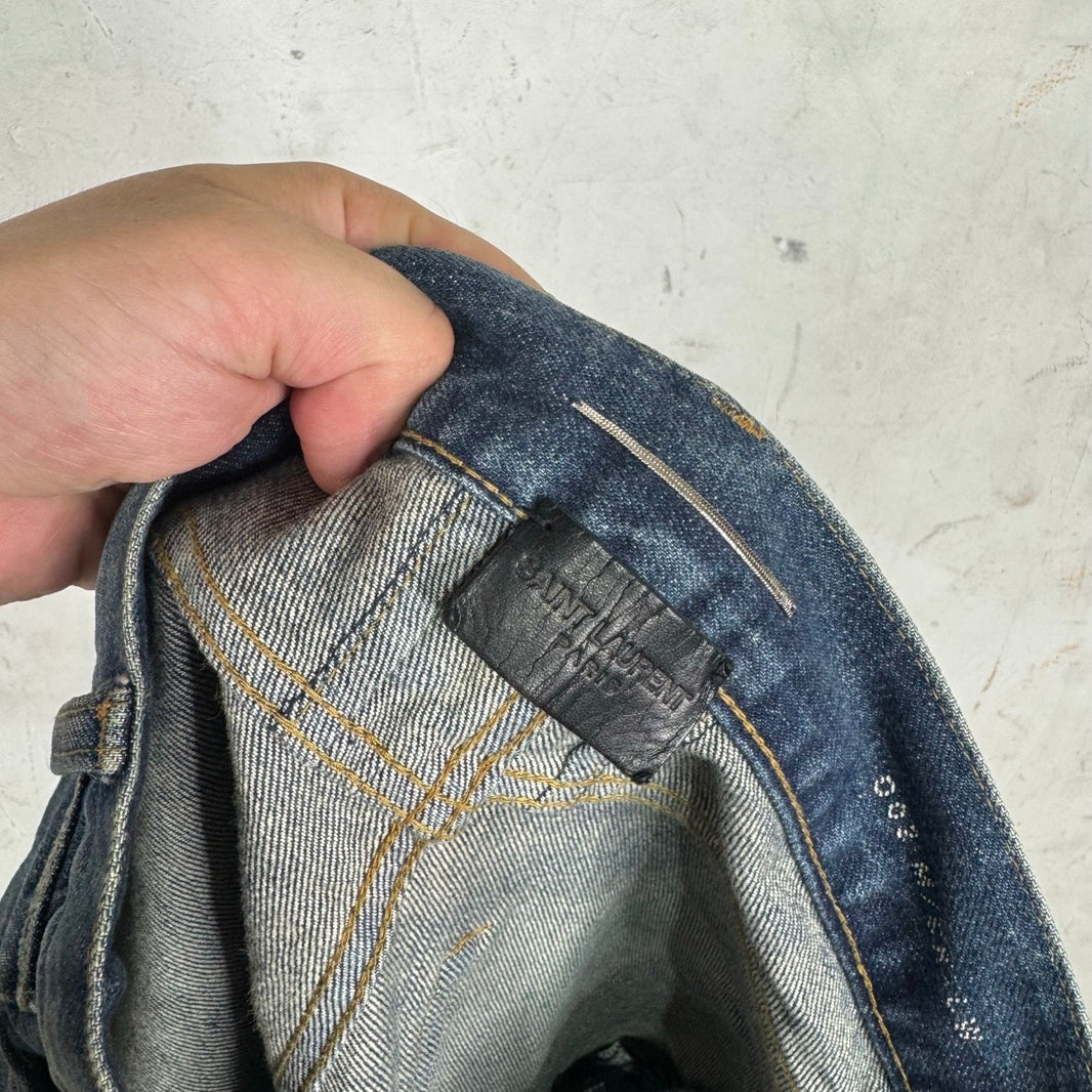 Saint Laurent D03 Medium Faded Jeans
