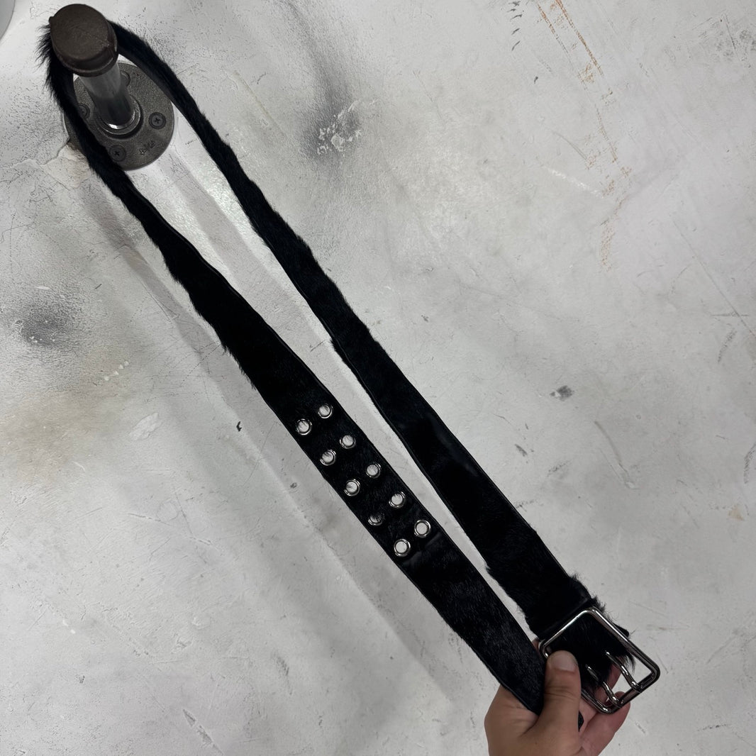 Prada Ponyhair Roller Belt