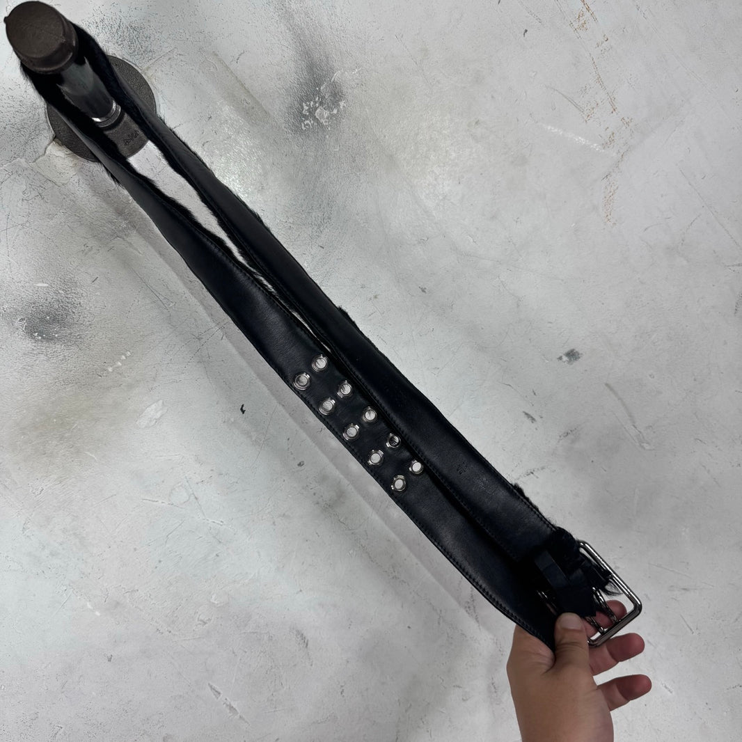 Prada Ponyhair Roller Belt