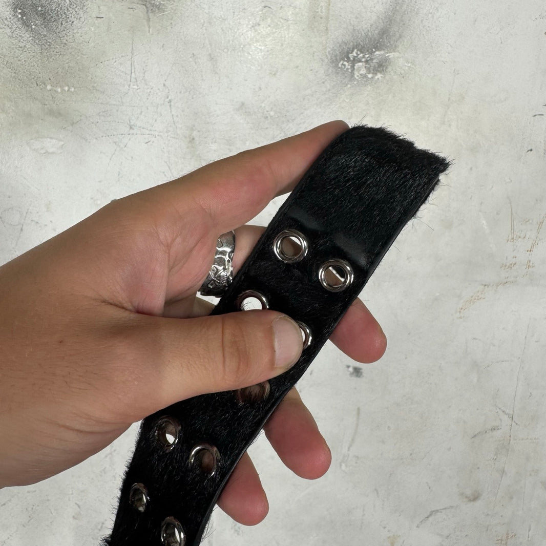 Prada Ponyhair Roller Belt