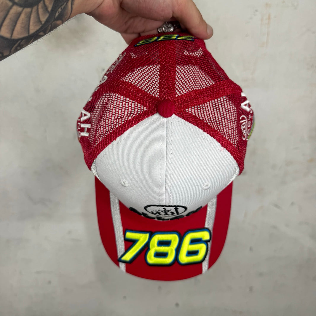 786 Racing Trucker Hat (Red)