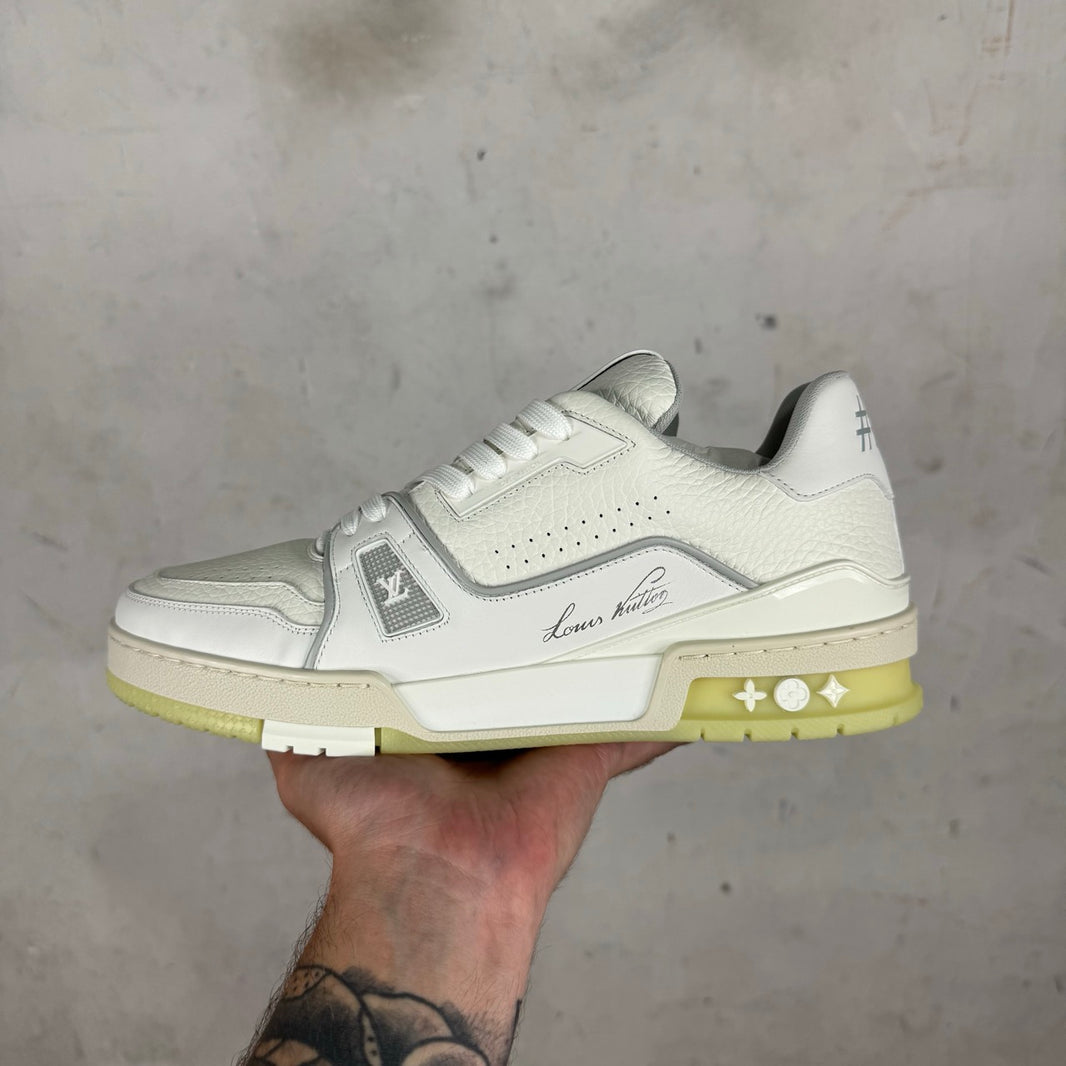 Louis Vuitton White Signature Trainers DS