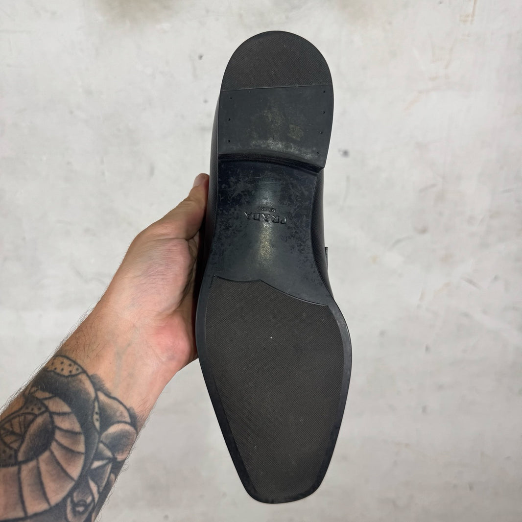 Prada Saffiano Leather Loafers