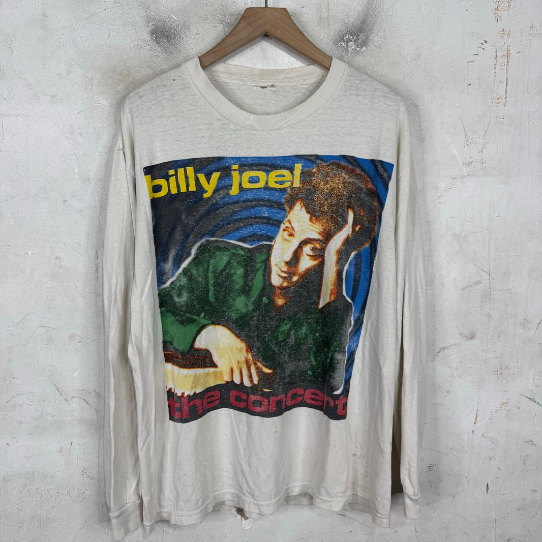 Vintage Billy Joel Concert Smoked L/S T-Shirt