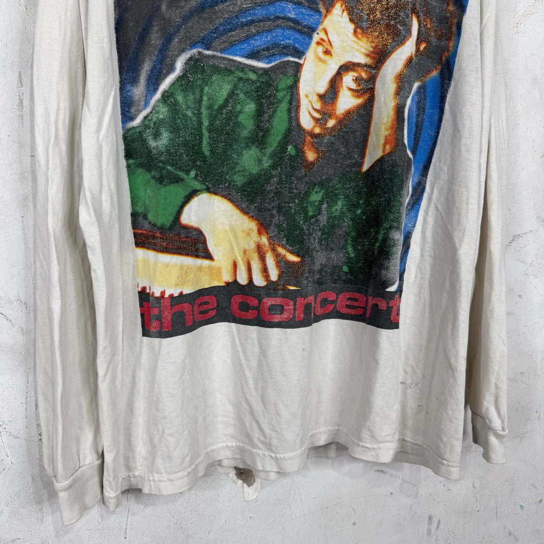 Vintage Billy Joel Concert Smoked L/S T-Shirt