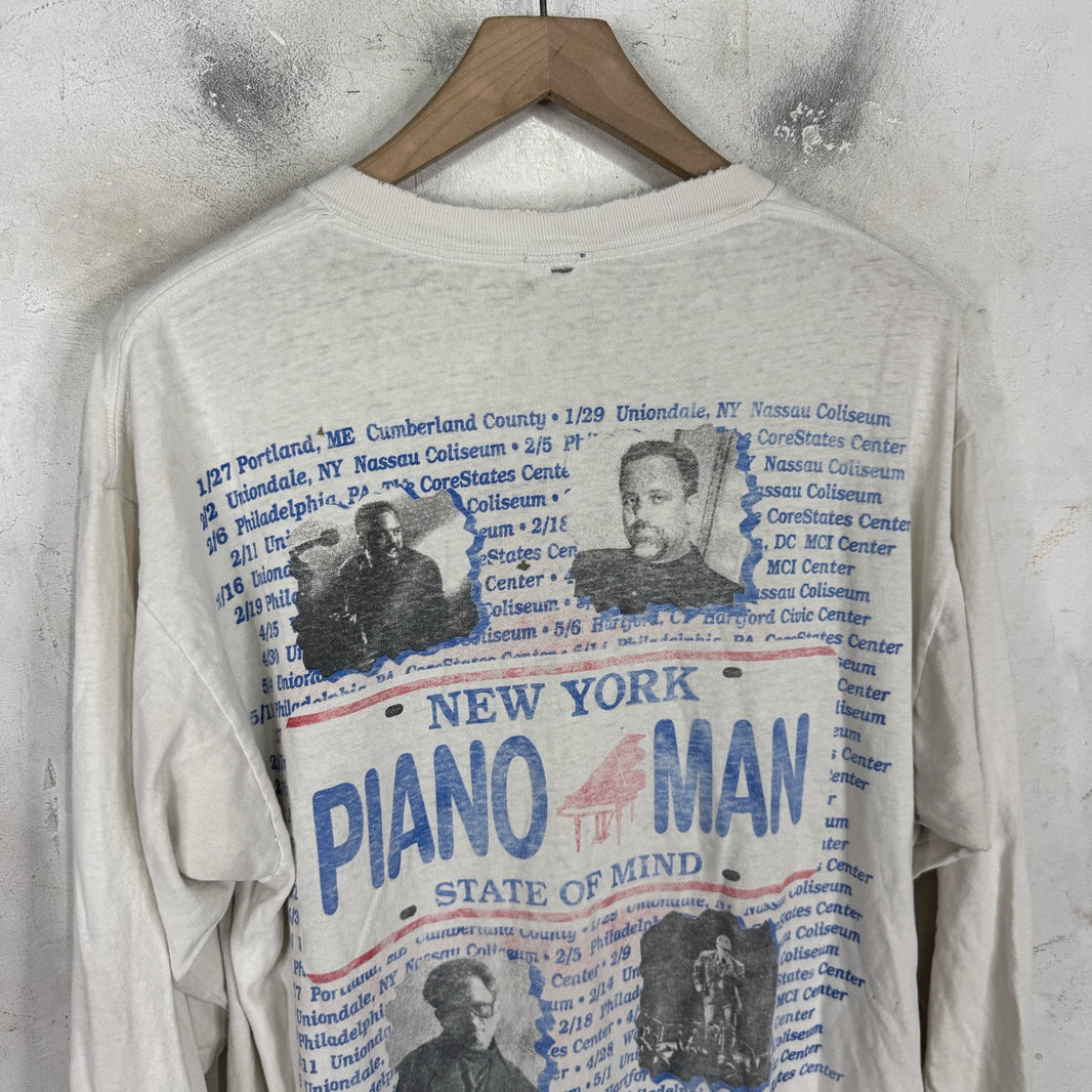 Vintage Billy Joel Concert Smoked L/S T-Shirt