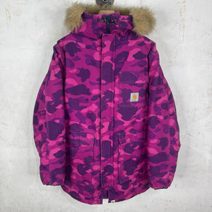 Bape x Carhartt N3-B Fur Hooded Jacket