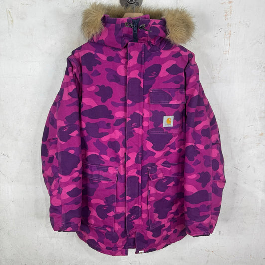 Bape x Carhartt N3-B Fur Hooded Jacket