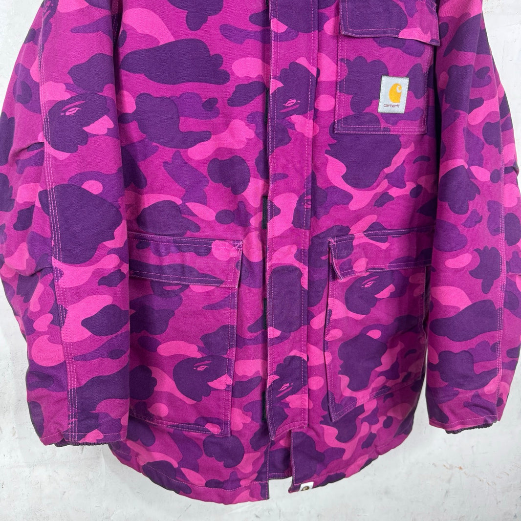 Bape x Carhartt N3-B Fur Hooded Jacket