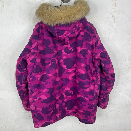 Bape x Carhartt N3-B Fur Hooded Jacket