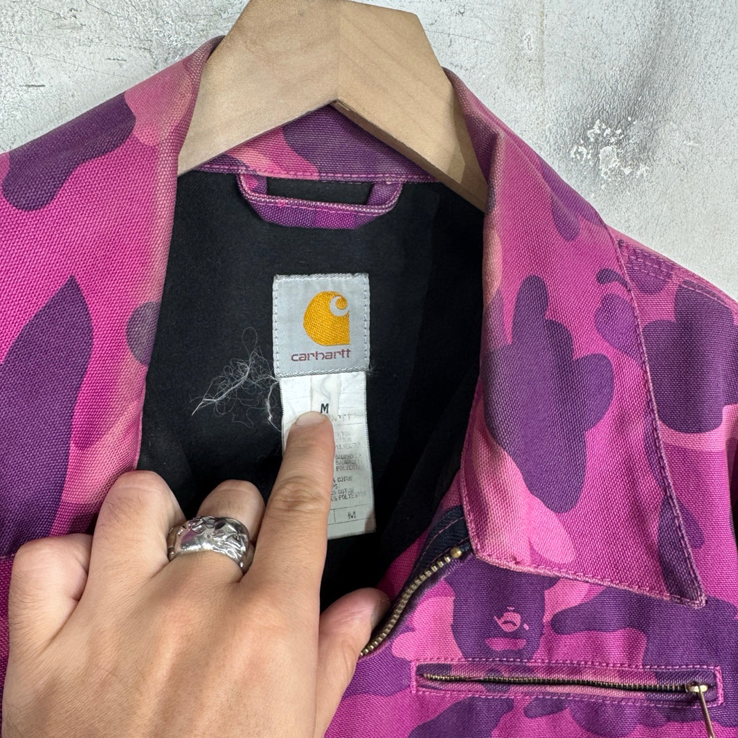 Bape x Carhartt Purple Detroit Jacket