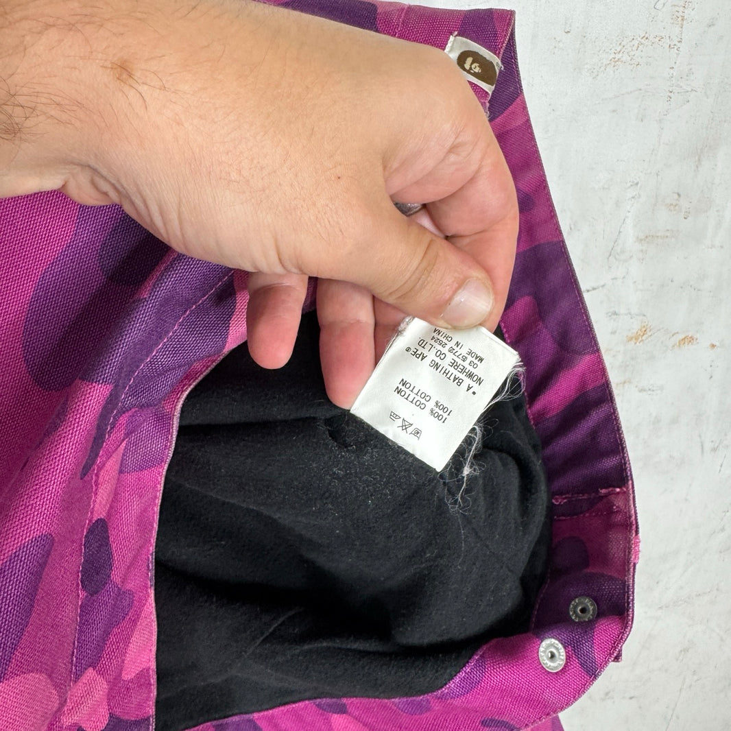 Bape x Carhartt Purple Detroit Jacket