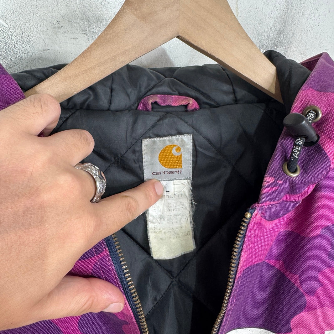 Bape x Carhartt Purple Padded Work Jacket