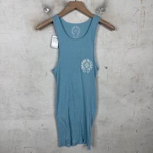 Chrome Hearts Horseshoe Blue Tank Top
