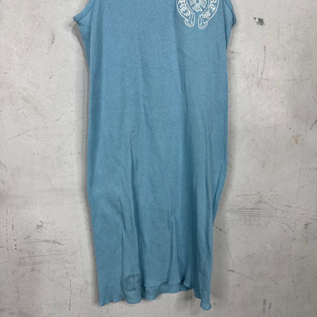Chrome Hearts Horseshoe Blue Tank Top