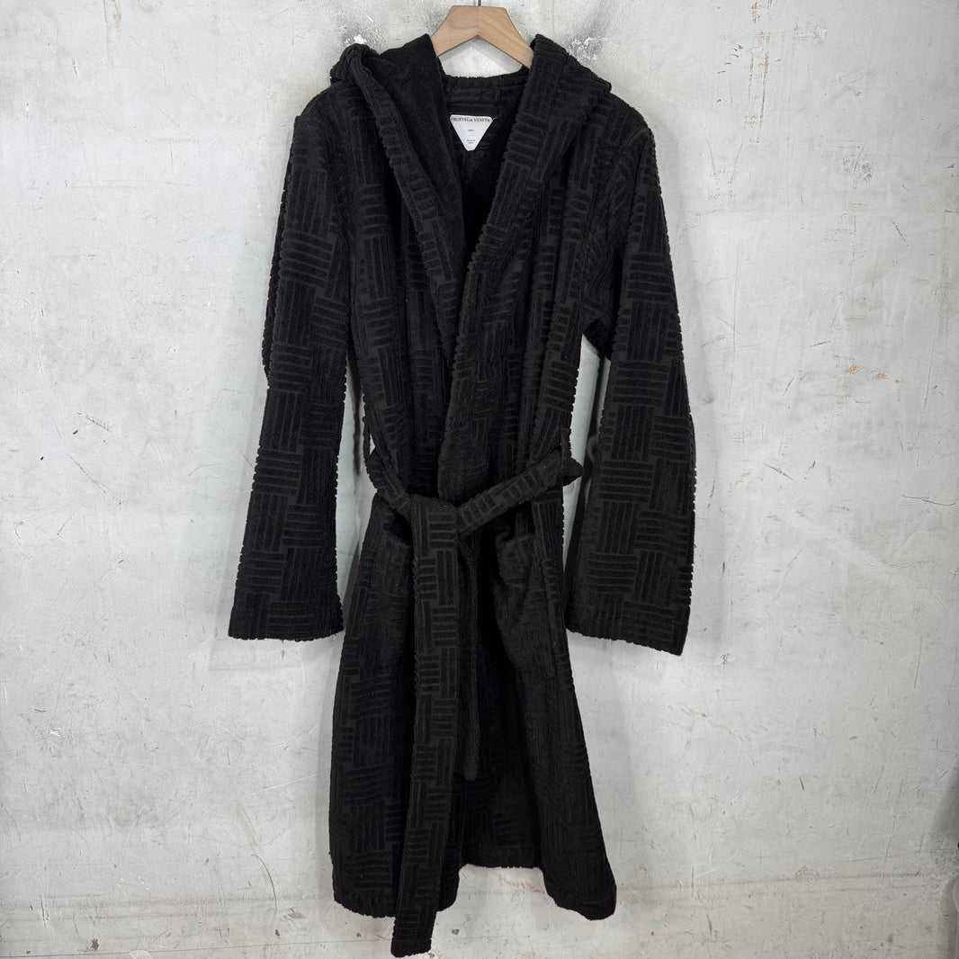Bottega Veneta Brown Woven Robe