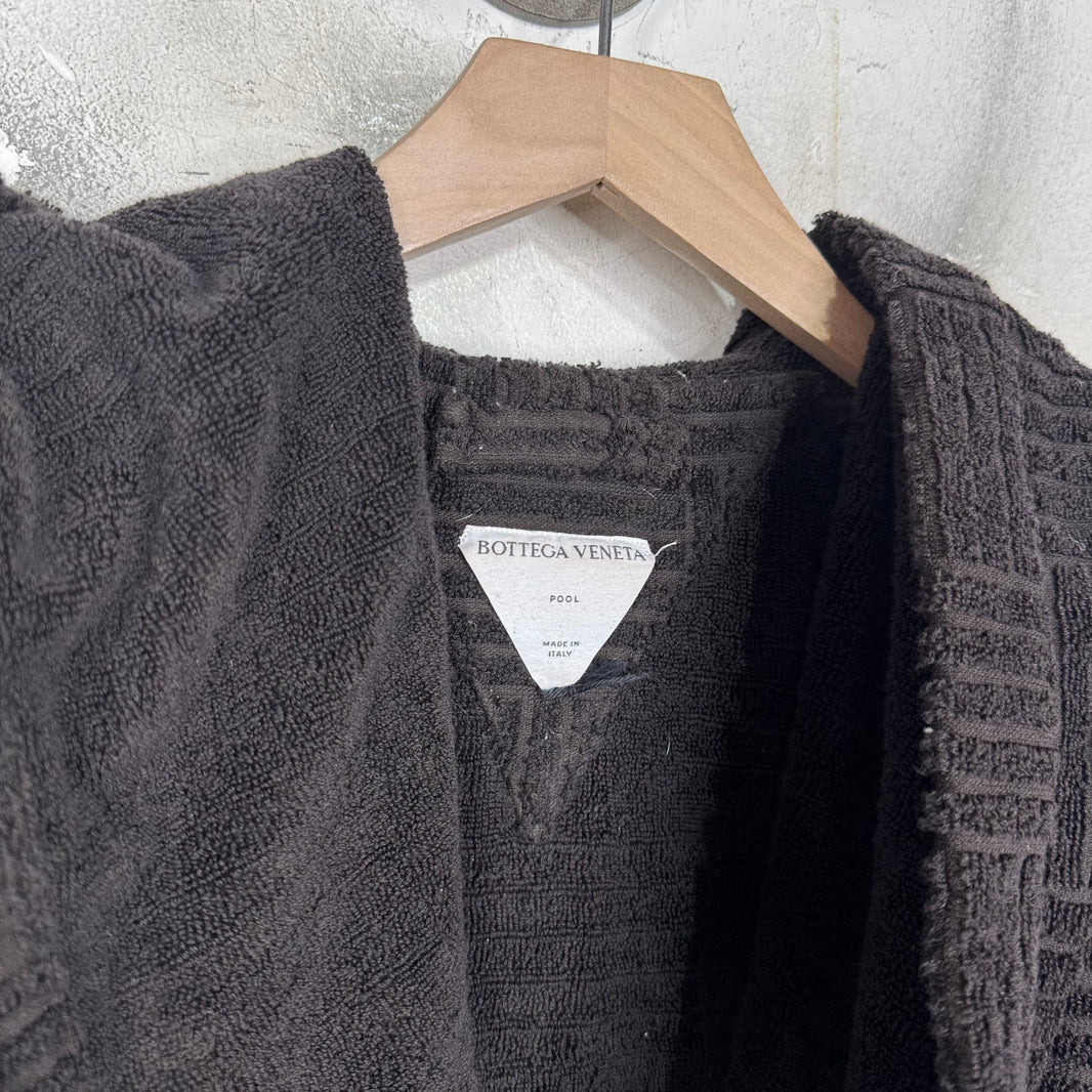 Bottega Veneta Brown Woven Robe
