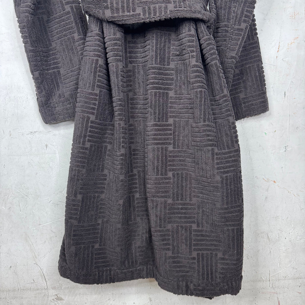 Bottega Veneta Brown Woven Robe