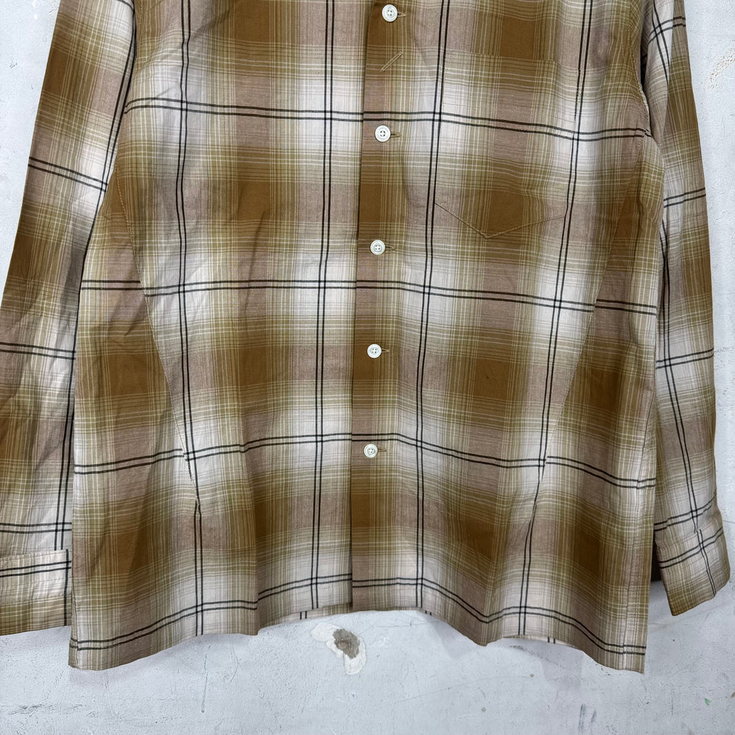 Number Nine Shadow Plaid Yellow Flannel