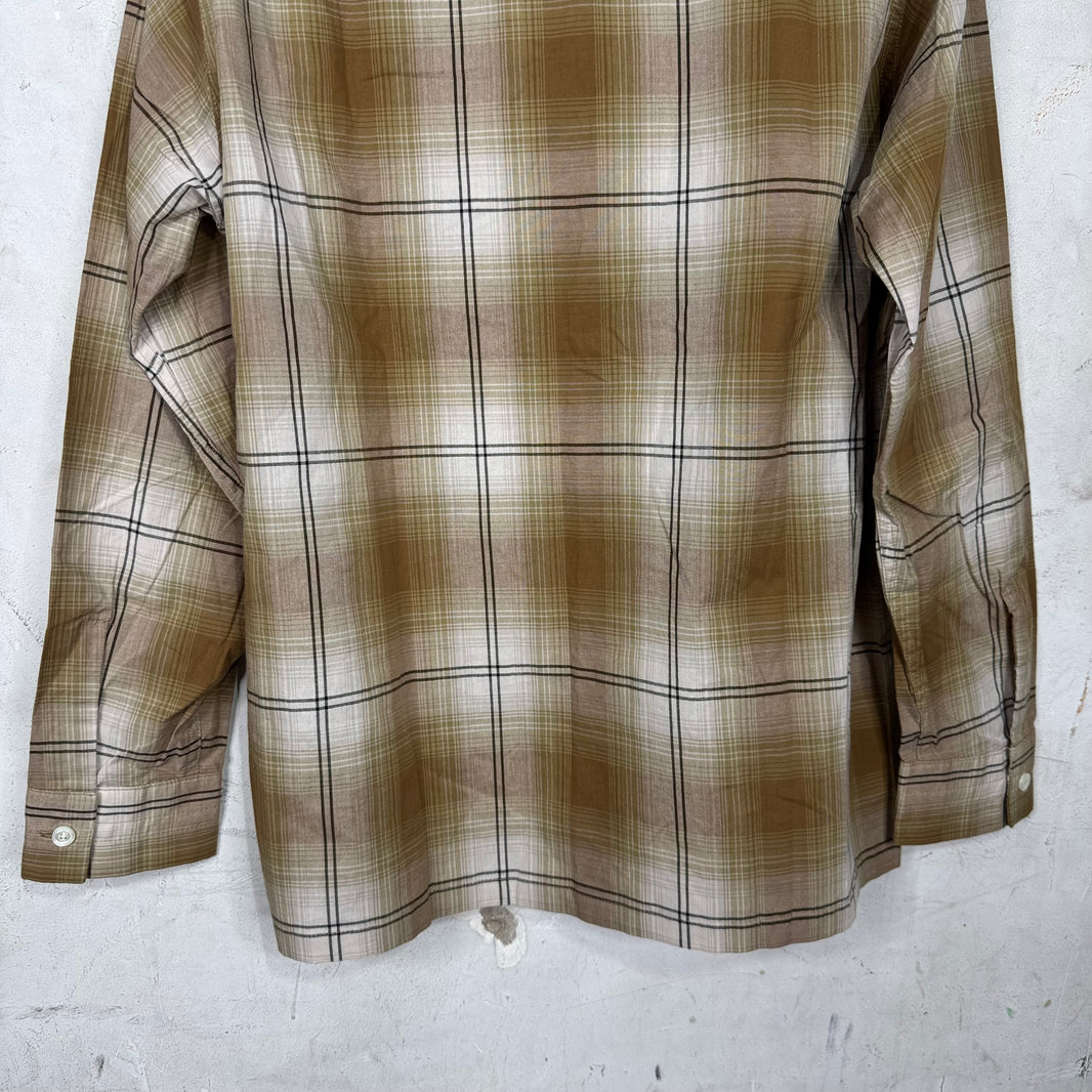 Number Nine Shadow Plaid Yellow Flannel